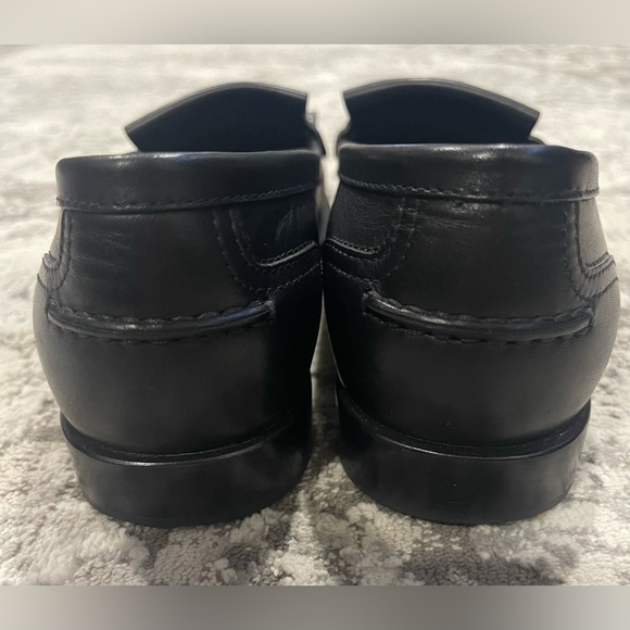 St Laurent Paris Fringed Studded Loafers - Picture 5 of 9